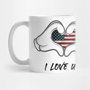 i love usa Mug